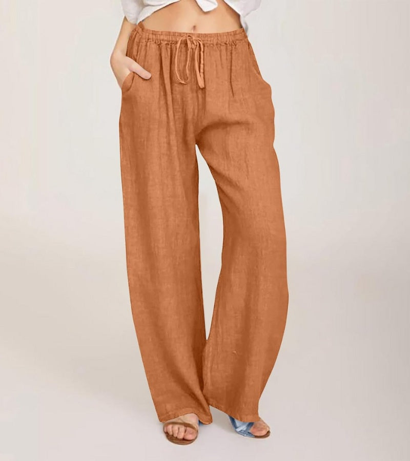 Sonia | Pantalones de lino oversize