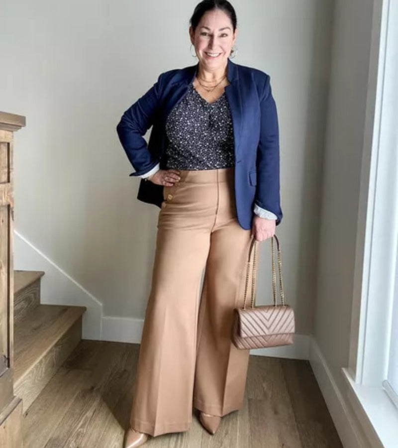 Eléonore | Pantalón ancho con control de abdomen