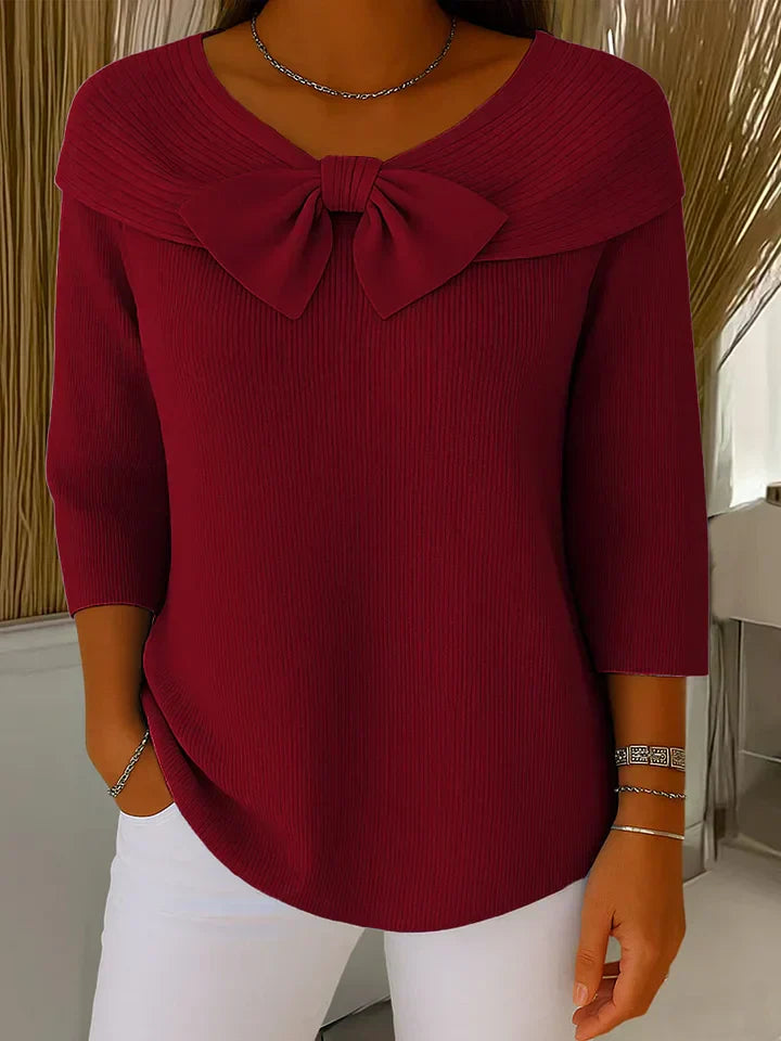 Jersey con Lazo Decorativo Llona
