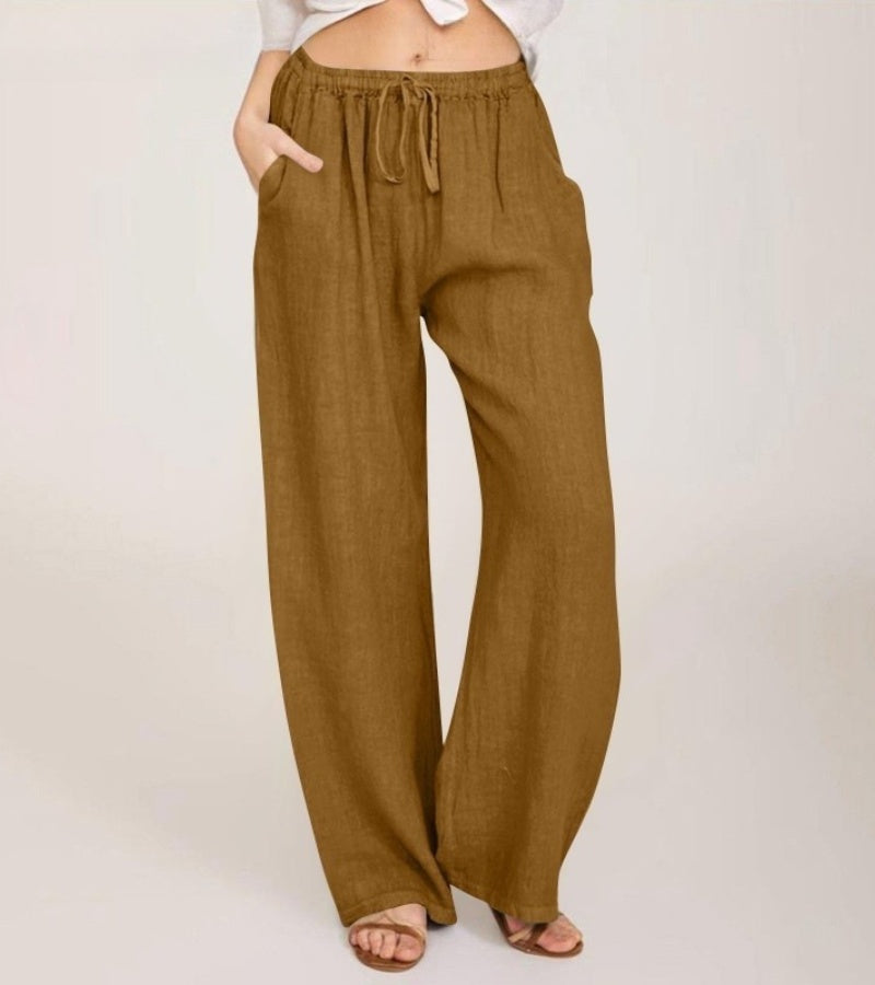 Sonia | Pantalones de lino oversize