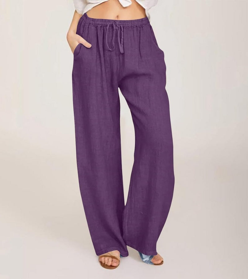 Sonia | Pantalones de lino oversize