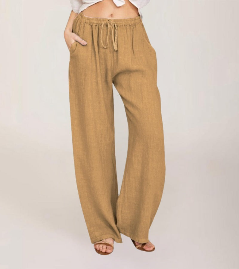 Sonia | Pantalones de lino oversize