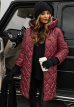 Abrigo Acolchado Elegante Invierno