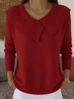 Jersey de punto con cuello Lucia