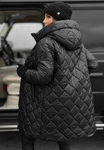 Abrigo Acolchado Elegante Invierno