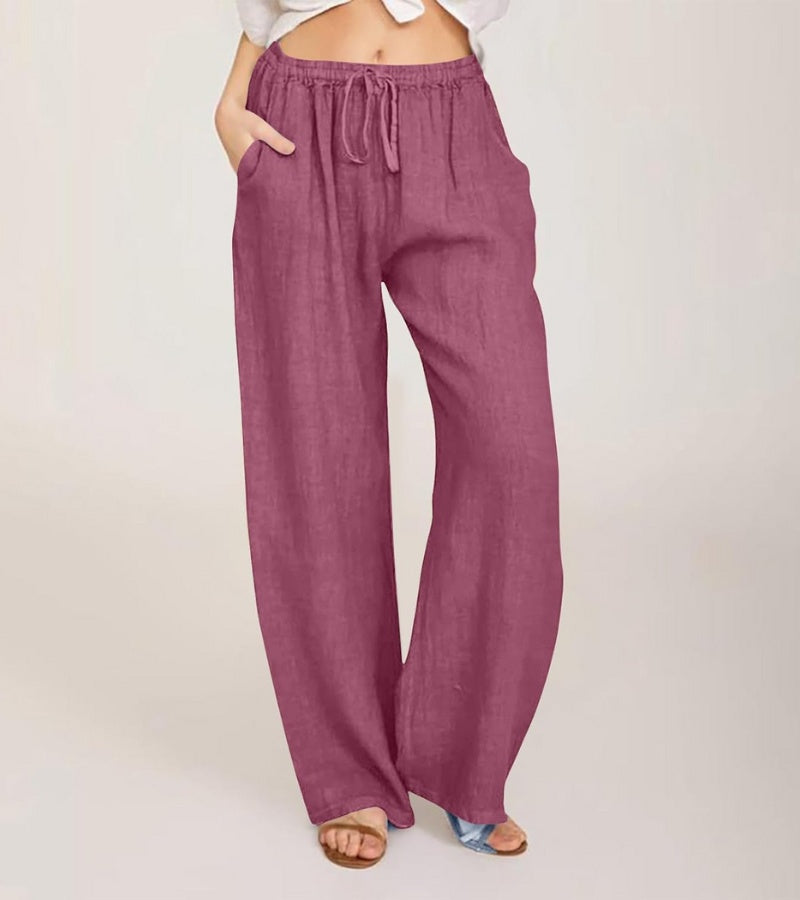 Sonia | Pantalones de lino oversize
