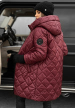 Abrigo Acolchado Elegante Invierno