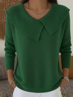 Jersey de punto con cuello Lucia