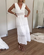 Aurelia | Vestido de encaje en V