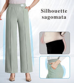 Silvia | Pantalones de cintura alta