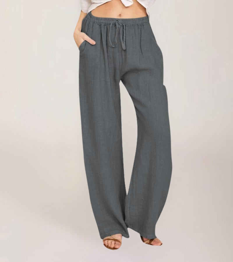 Sonia | Pantalones de lino oversize