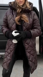 Abrigo Acolchado Elegante Invierno