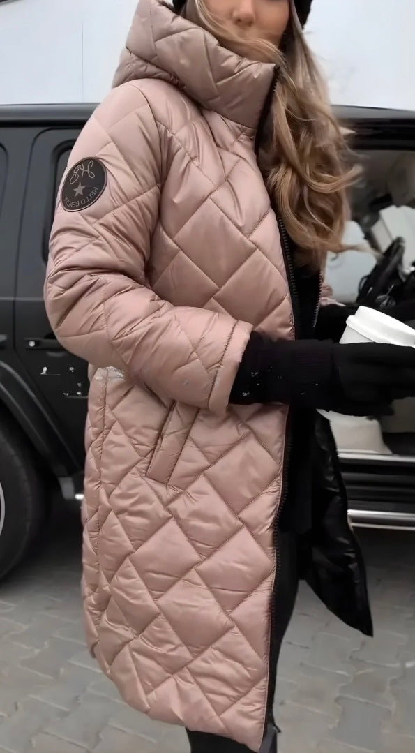 Abrigo Acolchado Elegante Invierno