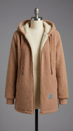 Lisa | Chaqueta larga acolchada con capucha