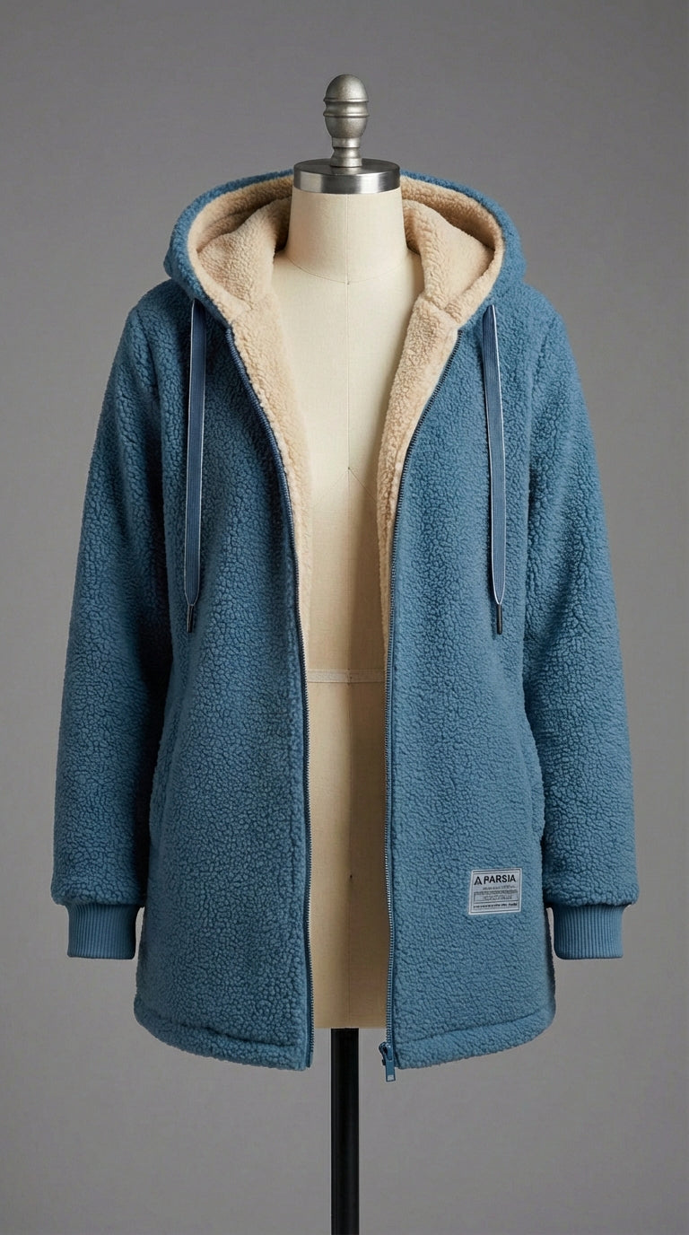 Lisa | Chaqueta larga acolchada con capucha