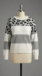 Luna | Jersey de punto leopardo