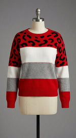 Luna | Jersey de punto leopardo