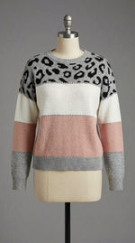 Luna | Jersey de punto leopardo