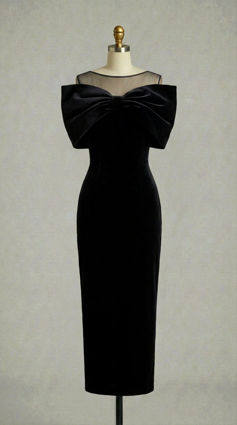 María | Vestido con lazo escultural