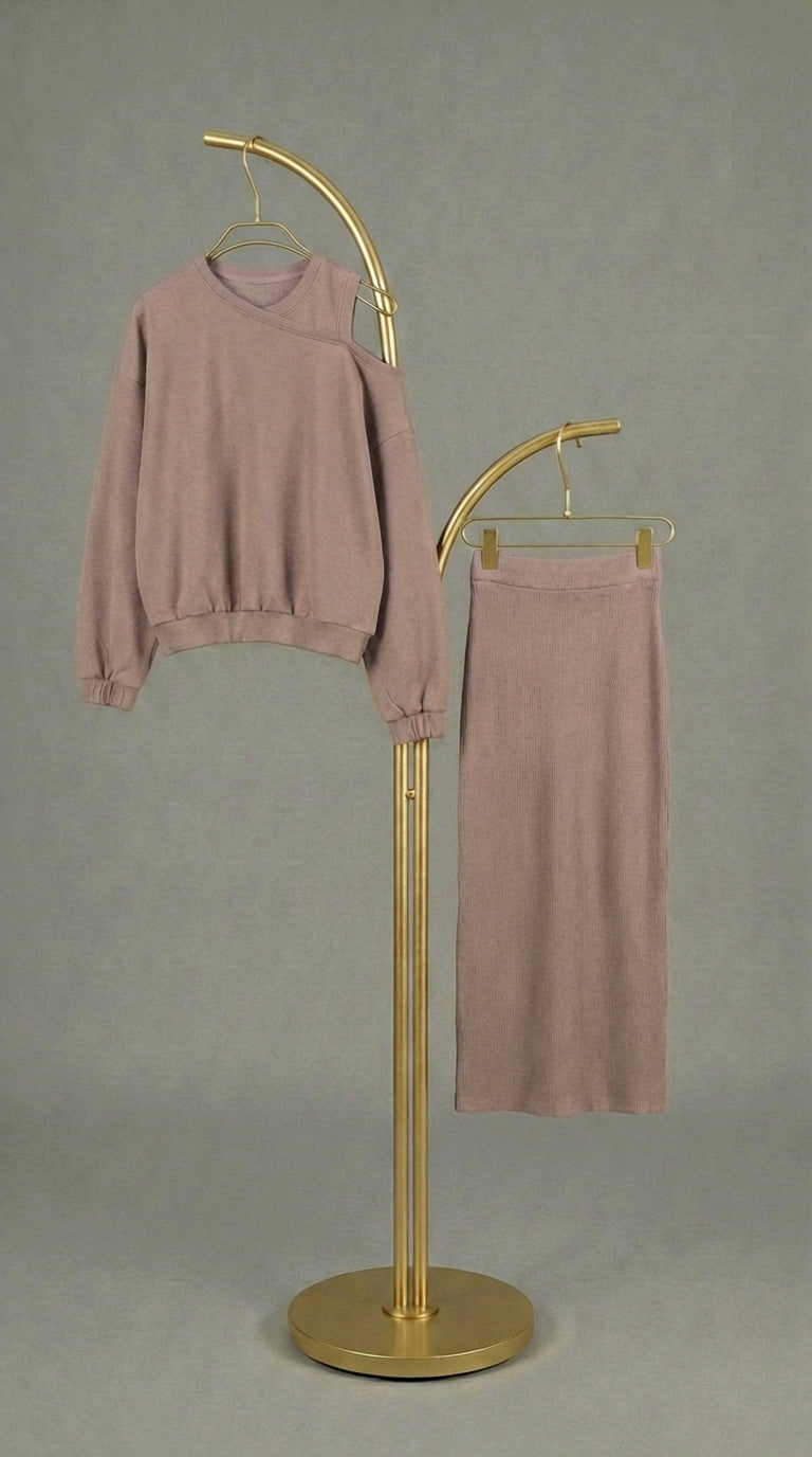 Aurora | Conjunto Vestido y sudadera