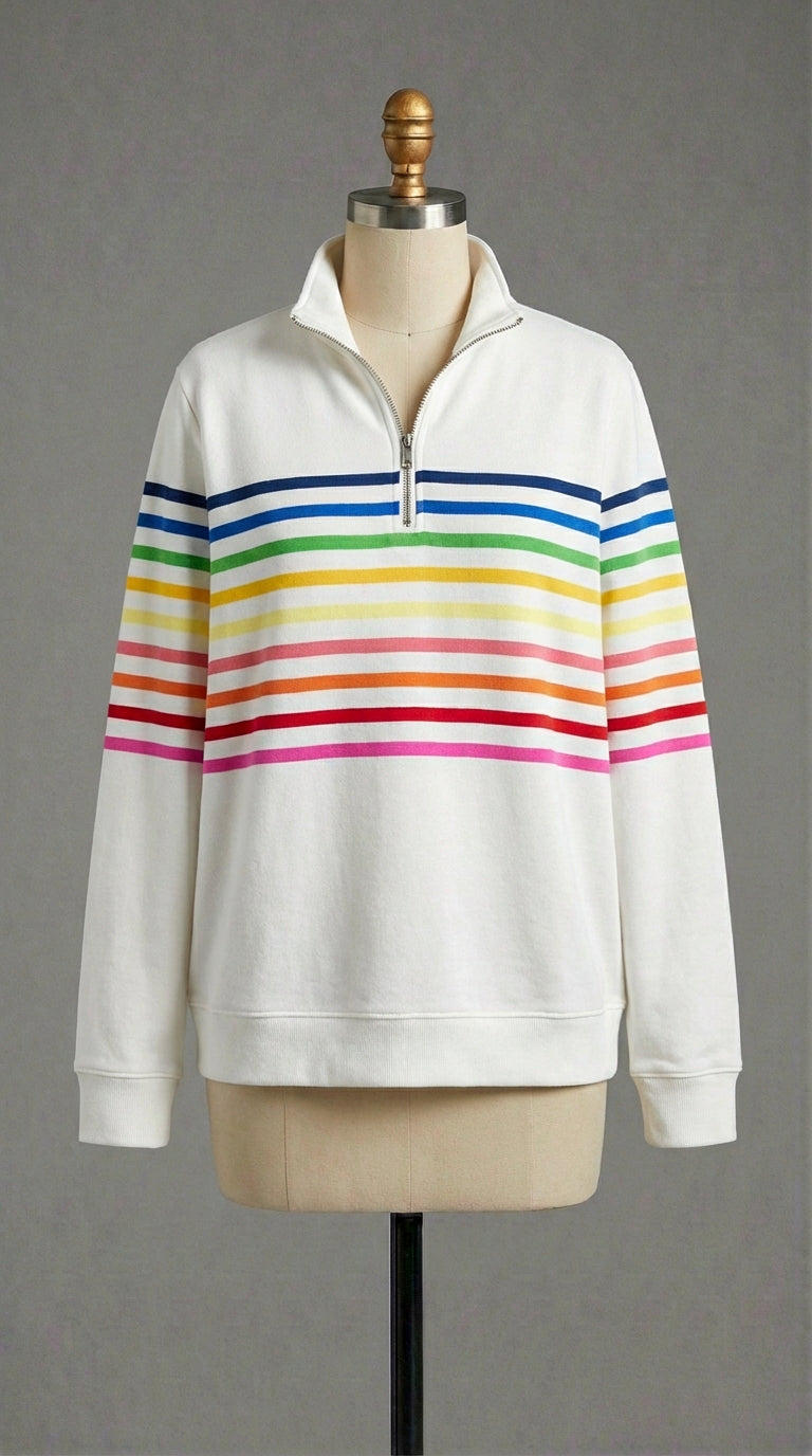 Mari | Jersey de rayas multicolor