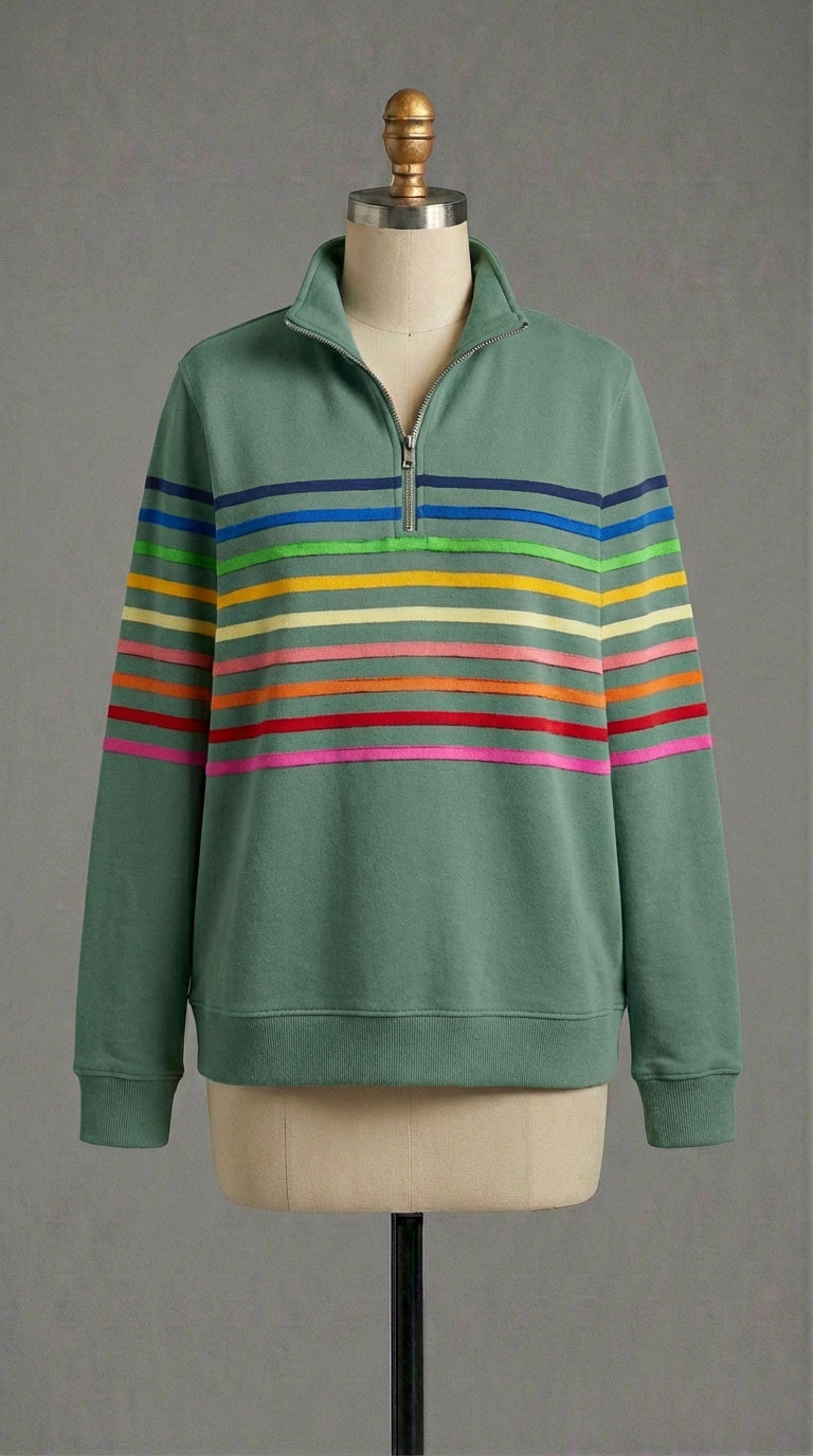 Mari | Jersey de rayas multicolor