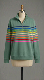 Mari | Jersey de rayas multicolor