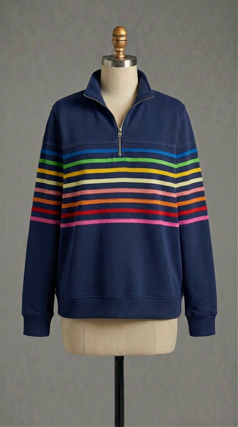 Mari | Jersey de rayas multicolor