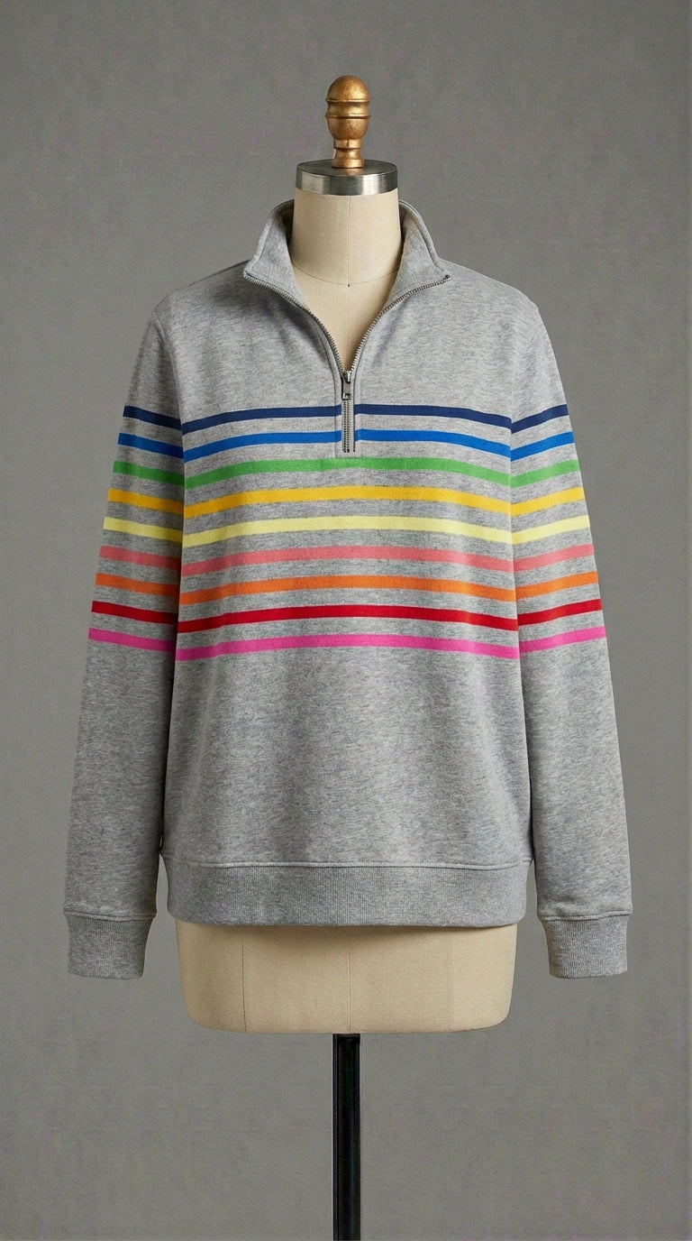 Mari | Jersey de rayas multicolor