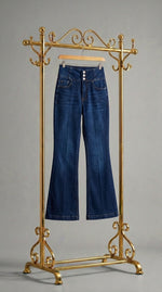 Pantalón Aura | Pantalón elástico de corte recto efecto estilizado