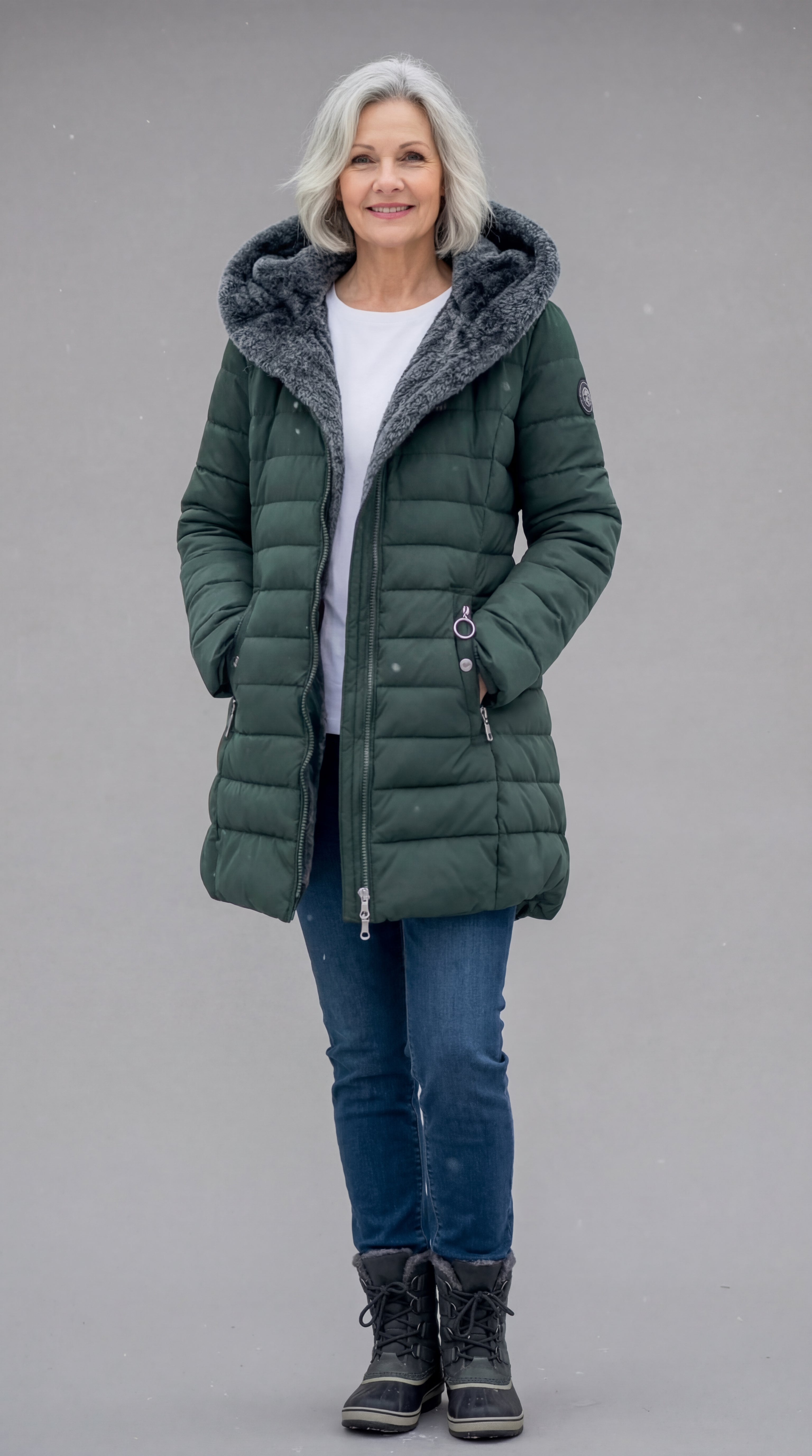 Abrigo acolchado de invierno Olivia