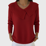 Jersey de punto con cuello Lucia
