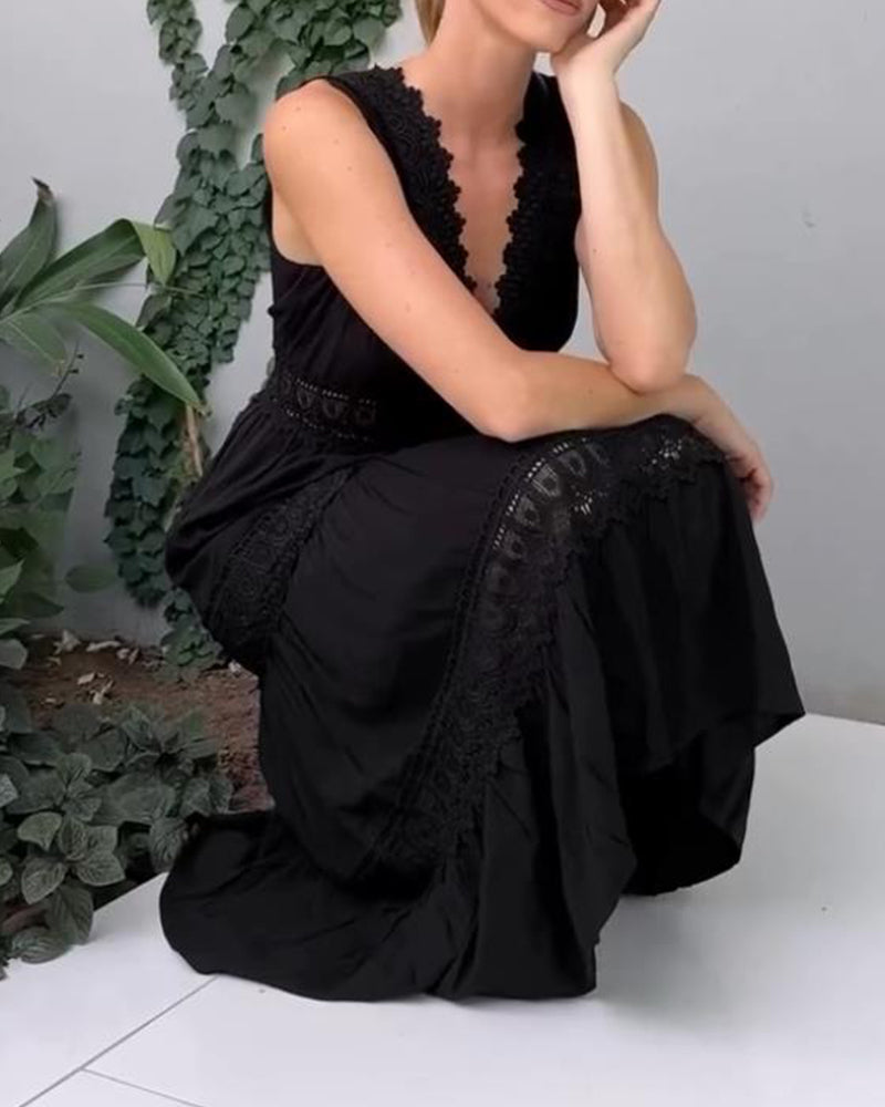 Aurelia | Vestido de encaje en V