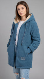 Lisa | Chaqueta larga acolchada con capucha