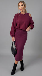 Aurora | Conjunto Vestido y sudadera