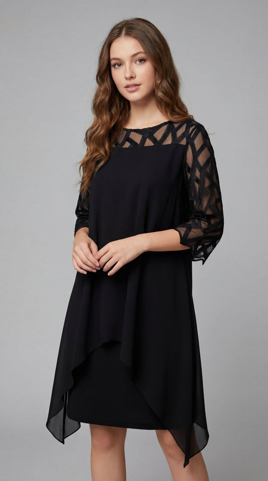 Lara | Vestido con capas