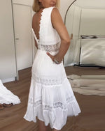 Aurelia | Vestido de encaje en V