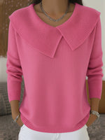 Jersey de punto con cuello Lucia