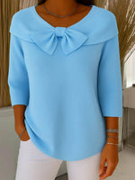 Jersey con Lazo Decorativo Llona