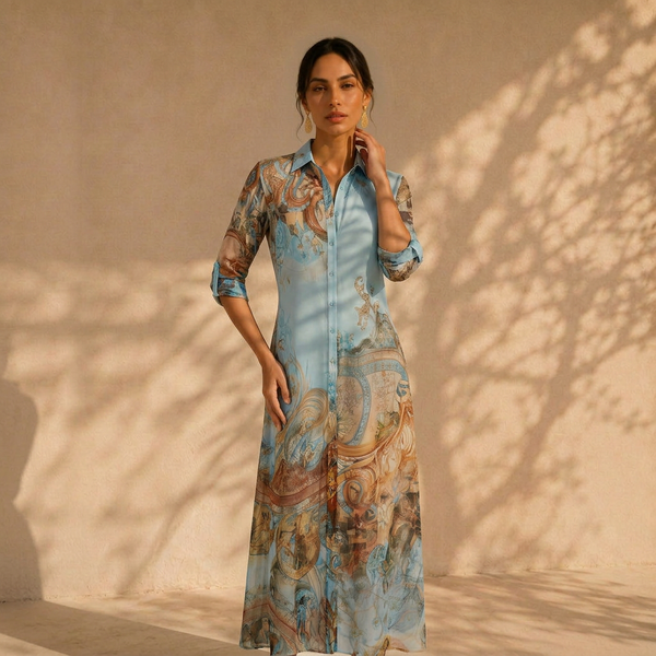 Vestido Celeste
