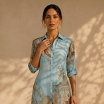 Vestido Celeste